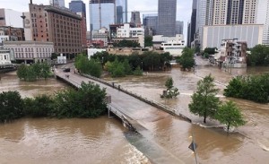 Flooding from Tropical Storm Allison - ©2002 Harris County Flood Control District